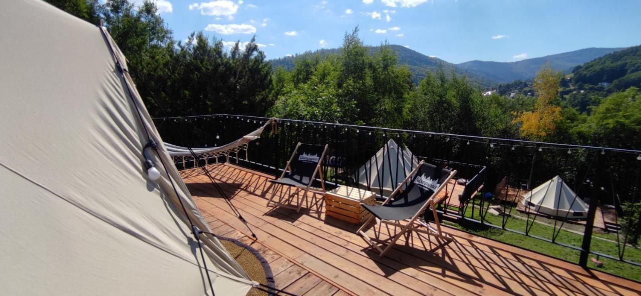 Hotel Glampspace - Szlak Beskidzki Międzybrodzie Bialskie Exterior foto
